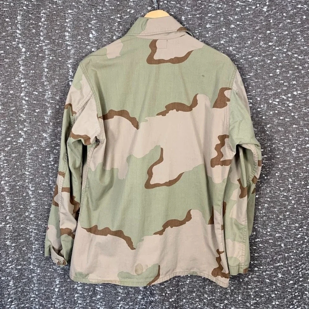 Vintage Military Desert Camo Pattern Jacket Combat‎ Utility Men's Medium